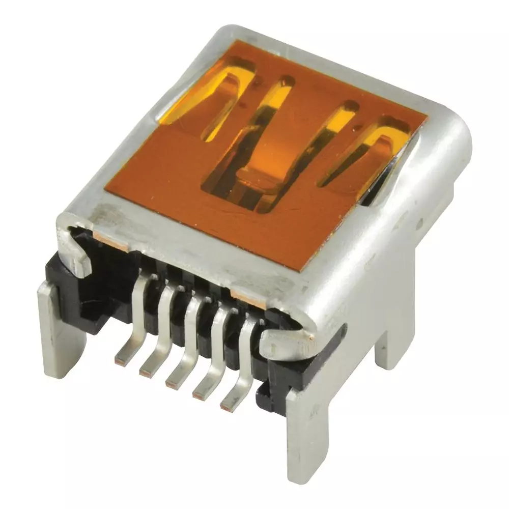 Molex Mini USB Connector Surface Mount Mounting Receptacle Gender, 54819-0589 (Pack of 900)