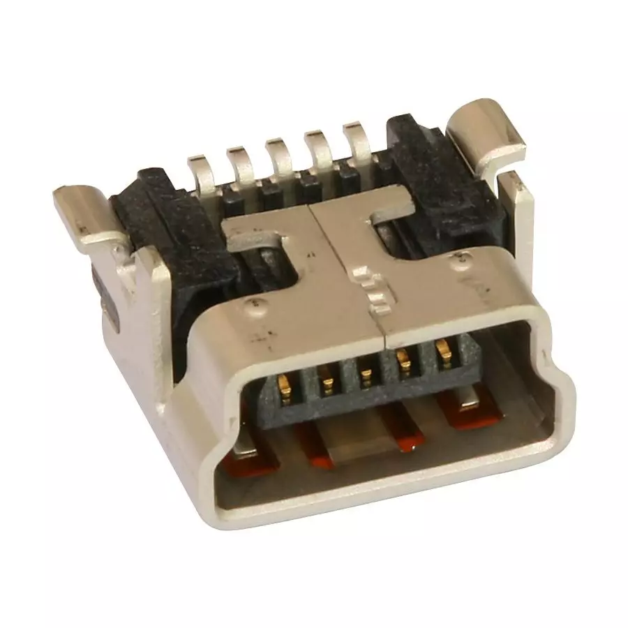 Molex Mini USB Connector Surface Mount Mounting Receptacle Gender, 51387-0530