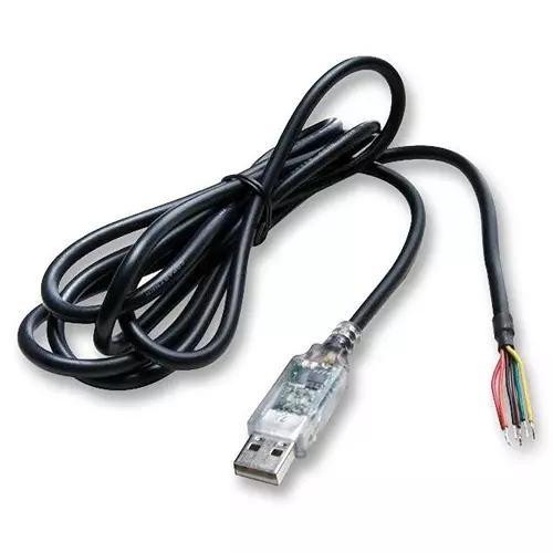 FTDI CABLE, TTL/USB CONV, WIRE-END, 3V3, 1.8M, TTL-232RG-VREG3V3-WE