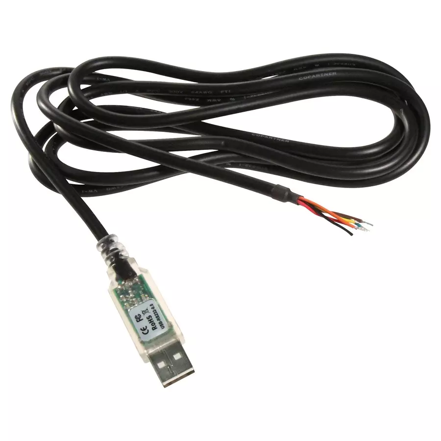 FTDI CABLE, USB/RS232 CONV, WIRE-END 3V3 1.8M, USB-RS232-WE-1800-BT_3.3