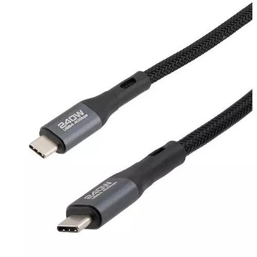 L-COM Usb Cable, 4.0 C Plug-Plug, 3.3Ft, CAU4CC-40MC-1M