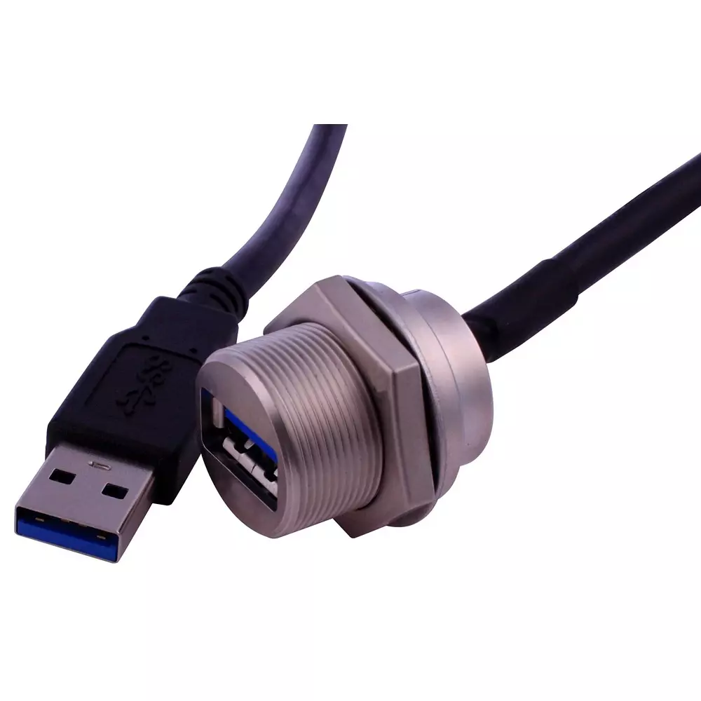 MULTICOMP PRO USB Cable Type A Plug to Type A Receptacle 200 mm Length, MP002433