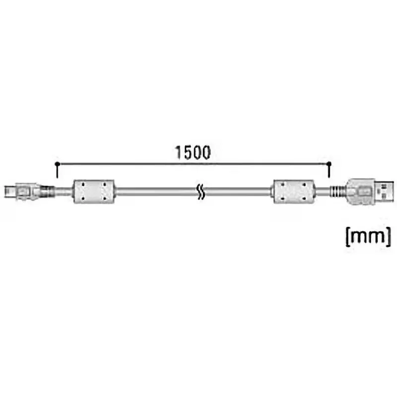 T&D Dedicated USB Communication Cable Length 1.5 m for Ondotori Data Loggers, US-15C