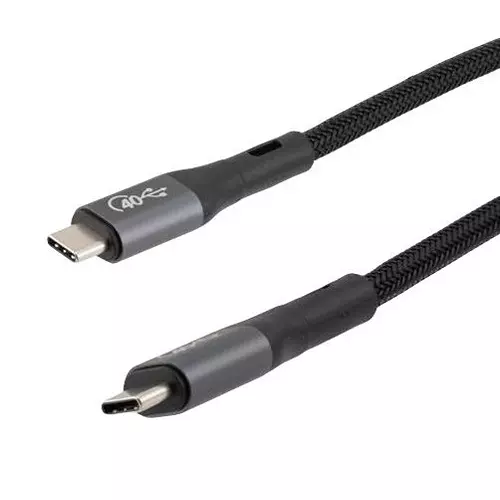 L-COM Usb Cable, 4.0 C Plug-Plug, 3.3Ft, CAU4CC-40M-1M