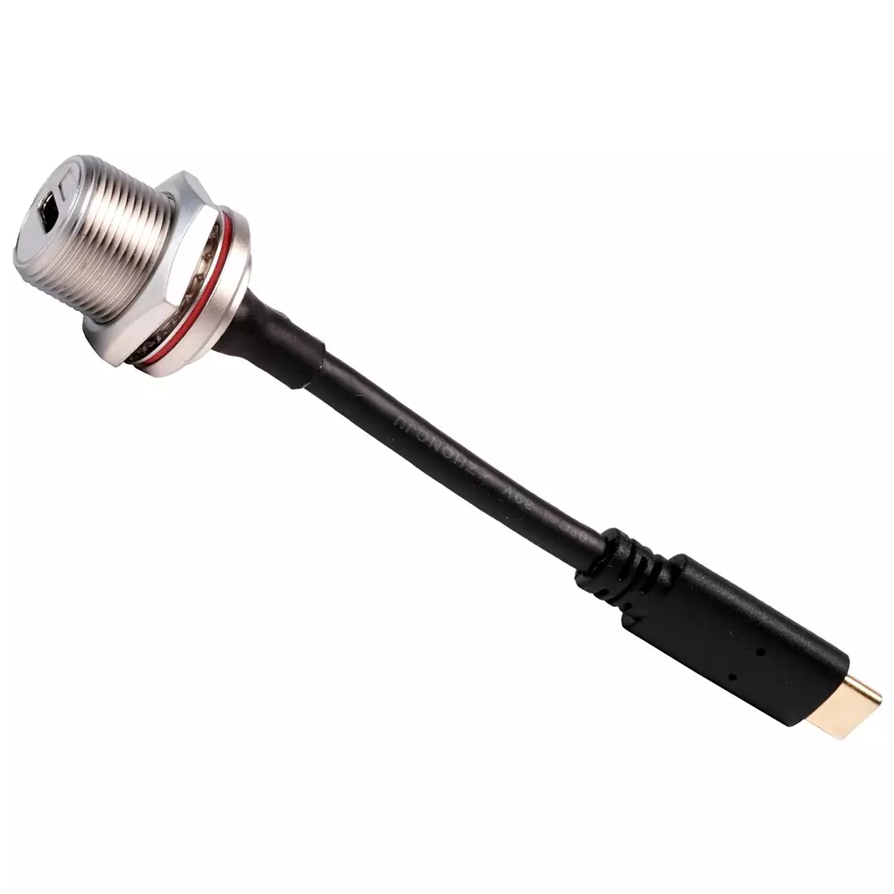 MULTICOMP PRO USB Cable Type C Plug to Type C Receptacle 100 mm Length, MP002449