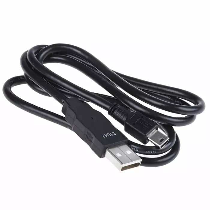 Molex USB 2.0 Cable, Male USB A to Male Mini USB Bcable 1 m Length, 88732-8602