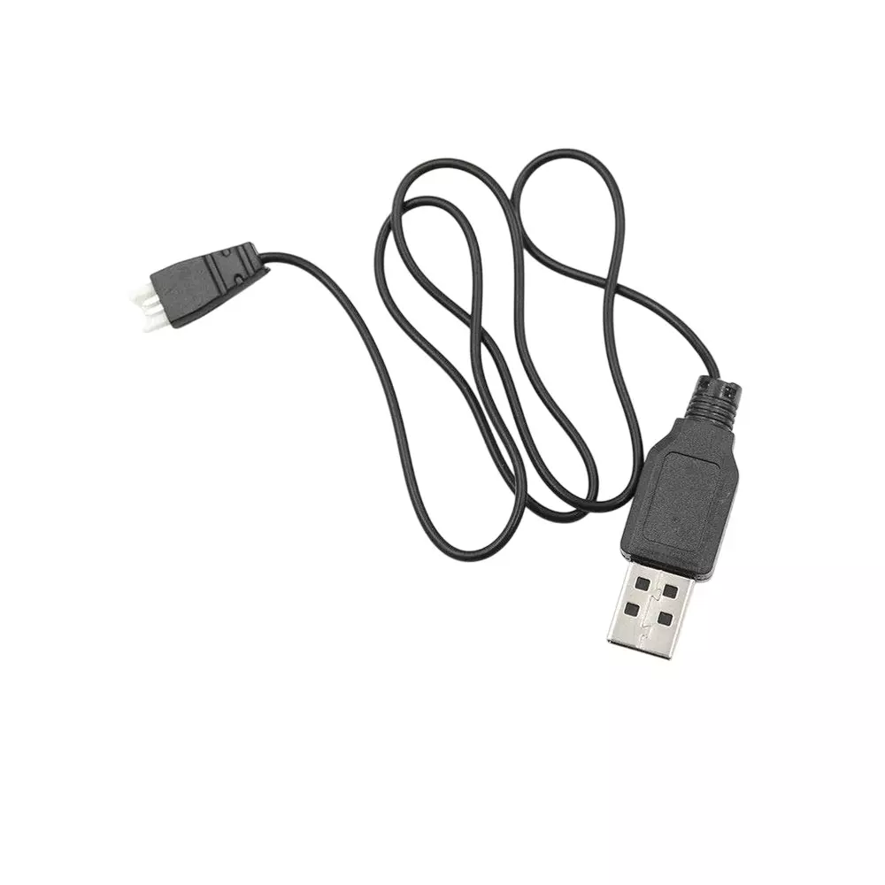 Invento USB Charger Cable 50 cm Length DC 3.7 V Output Voltage Black for 1 Cell Li-po Battery, ISC 1469-X