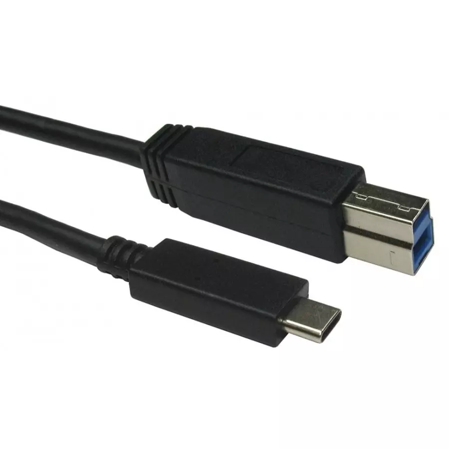 RS PRO USB Cable USB 3.1 version 3 m Black, 2863713
