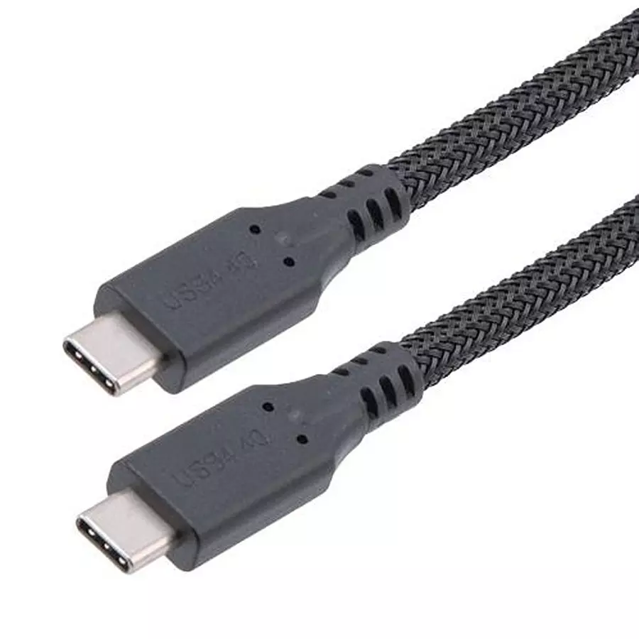 L-COM Usb Cable, 4.0 C Plug-Plug, 1.64Ft, CAU4CC-40P-05M
