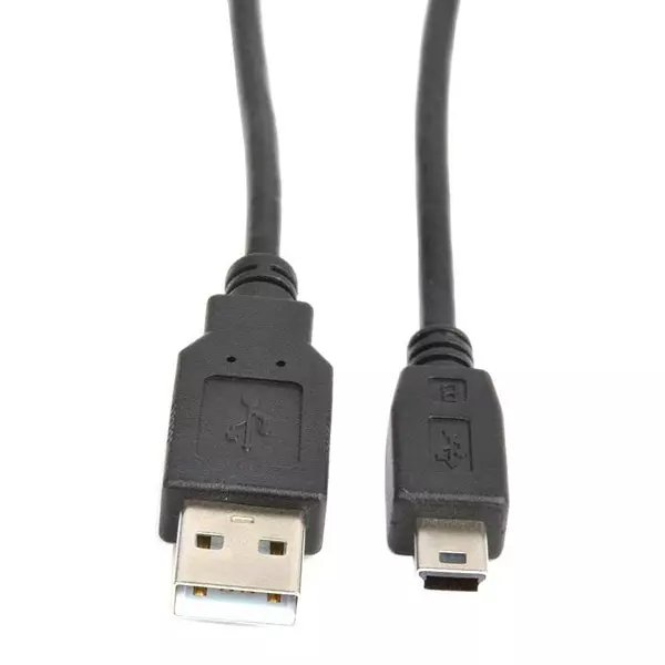 MULTICOMP PRO USB Cable Type A Plug to Mini Type B Plug 2 m Length, MP005209