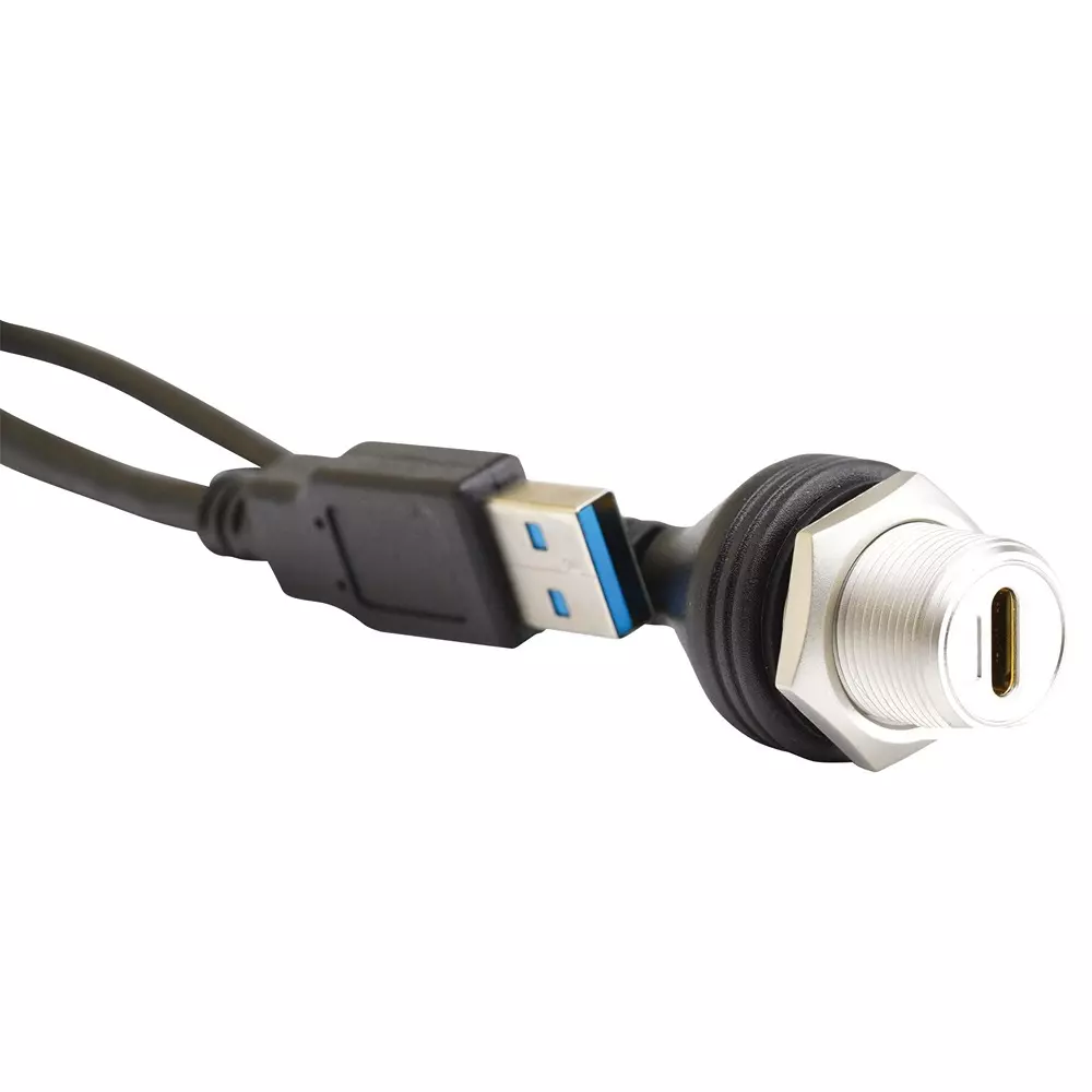 MULTICOMP PRO USB Cable C2 Cable Type C Jack to Type A Plug 3 m Length, MP011935