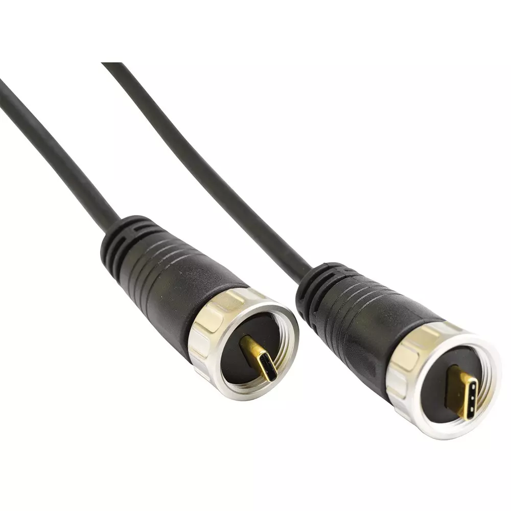 MULTICOMP PRO USB Cable C2 Cable Type C Plug to C2 Cable Type C Plug 2 m Length, MP011938