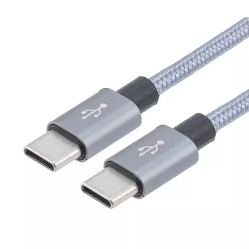 L-COM Usb Cable, 2.0 C Plug-Plug, 6Ft, USBC2-MM-6FT