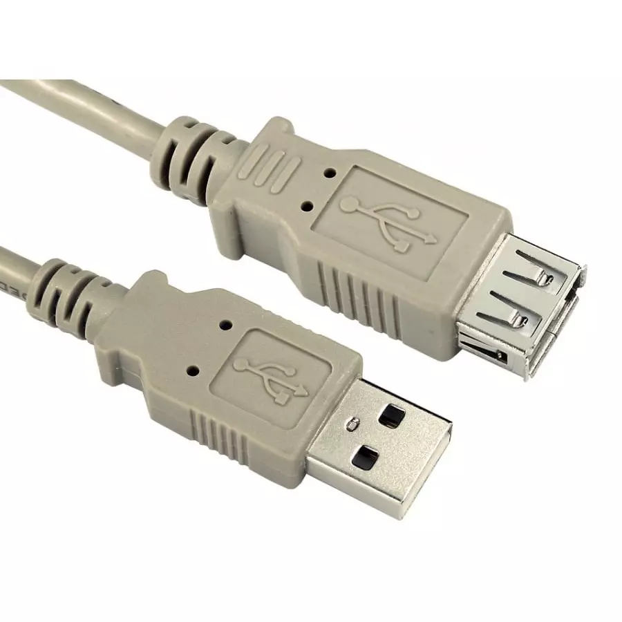 RS PRO USB Cable USB 2.0 version 250 mm Beige, 2863694