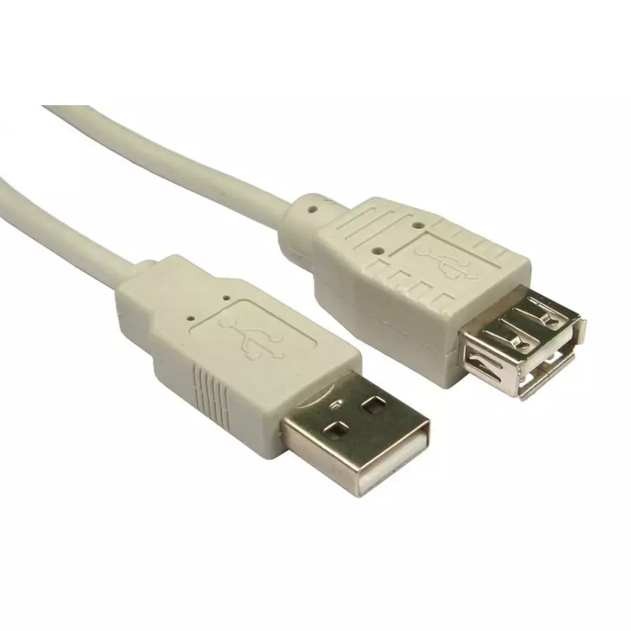 RS PRO USB Cable USB 2.0 version 500 mm Beige, 2863290