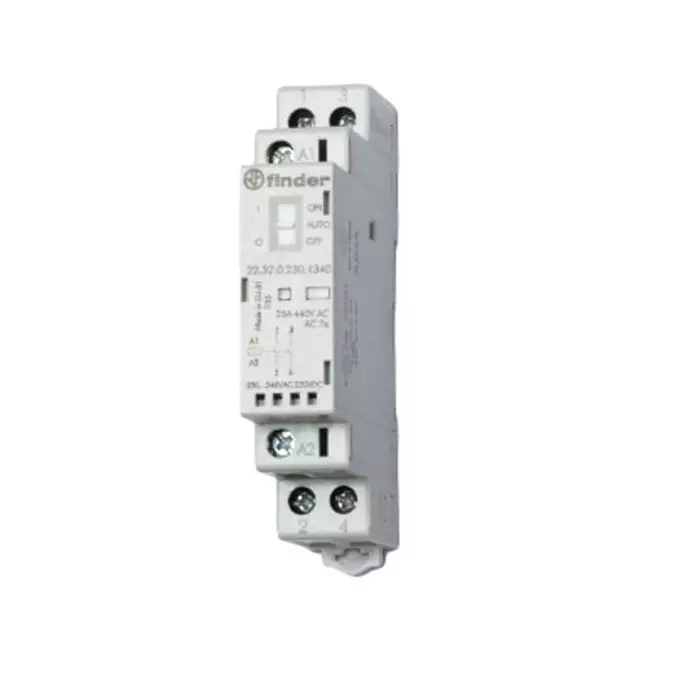 Finder 22 Series Contactor 2-Pole 120 A 1 kW 1NC/1NO 440 V ac, 223202304540