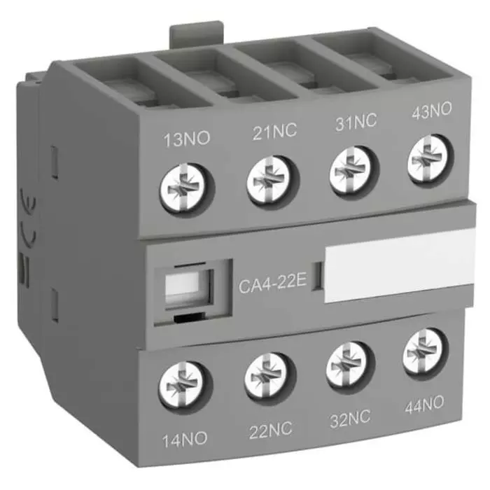 ABB Auxiliary Contact Block, 2 Contact, 2NC + 2NO, Front Mount, 1SBN010140R1122