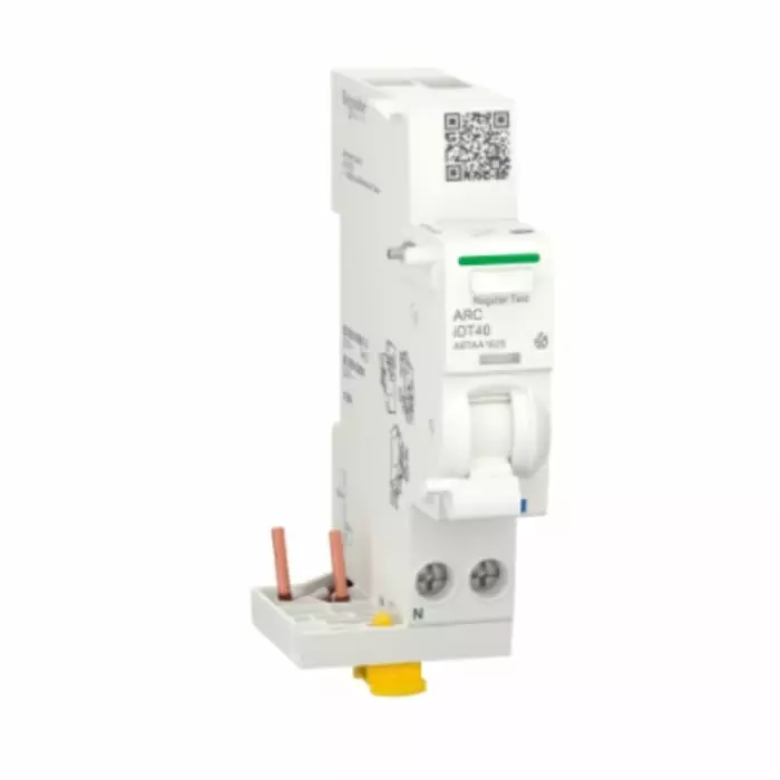 Schneider Electric 400 V AC 50 Hz Din Rail Arc Fault Detection Add-On Block, A9TAA1625