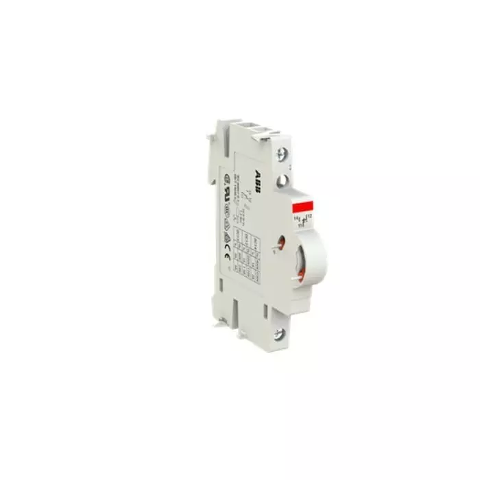 ABB Auxiliary Contact, 2 Contact, 1NC + 1NO, Side Mount, 2CDS200912R0001S2C-H6R
