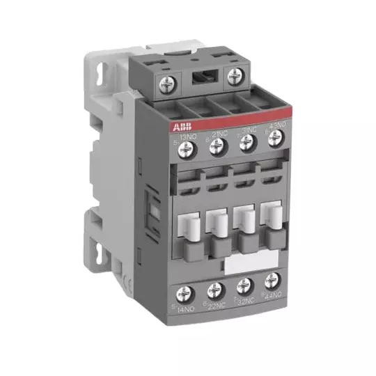ABB NFZ 4 Pole Auxiliary Contactor 100-250 V DC Operated 4NO Contact Configuration 50/60 Hz Frequency for Industrial Use, NFZ40E-23