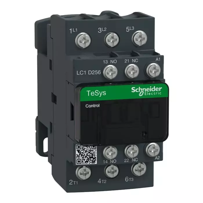 Schneider Electric LC1D Tesys D 3 Pole 1NO+1NC 25 A Changeover Contactor, LC1D256K7