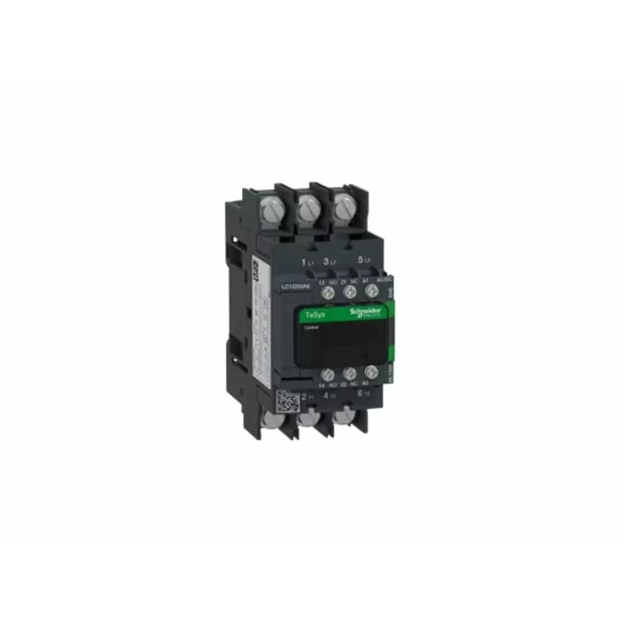 Schneider Electric LC1D Tesys D 3 Pole 1NO+1NC 50 A Changeover Contactor, LC1D50A6EHE