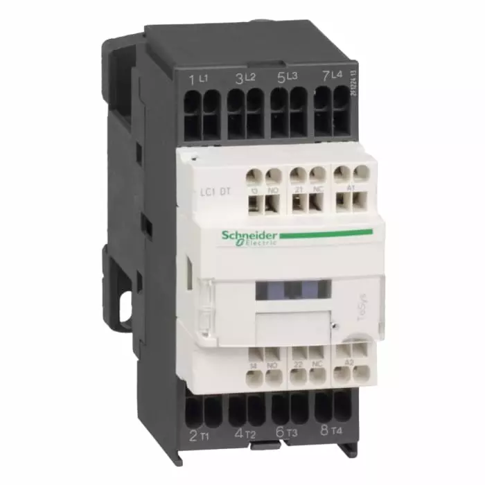 Schneider Electric LC1D Tesys D 4 Pole 1NO+1NC 25 A Changeover Contactor, LC1DT253BL