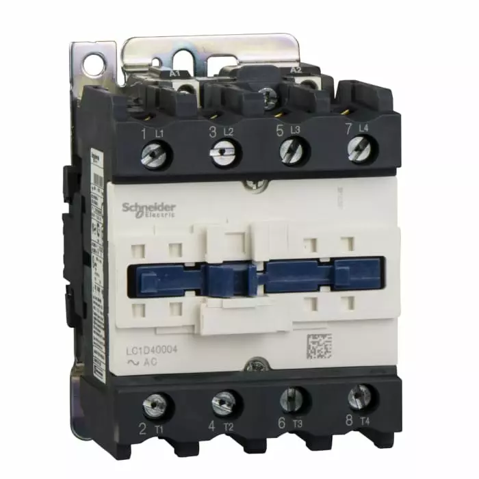 Schneider Electric LC1D Tesys D 3 Pole 1NO+1NC 60 A Changeover Contactor, LC1D40004M7S335