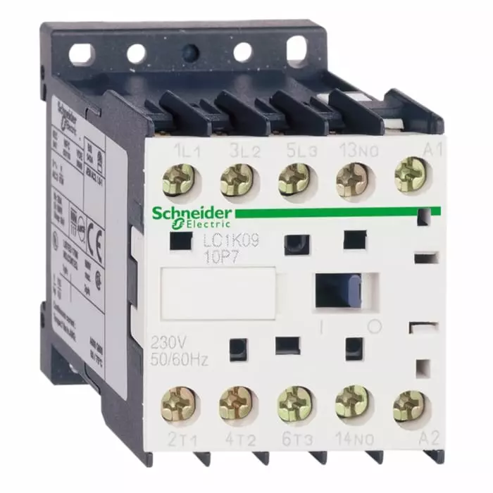 Schneider Electric LC1K TeSys K 3 Pole 1NC Auxiliary 9 A Changeover Contactor, LC1K0901B72