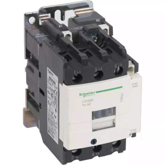Schneider Electric LC1D Tesys D 3 Pole 1NO+1NC 65 A Changeover Contactor, LC1D65M7S335