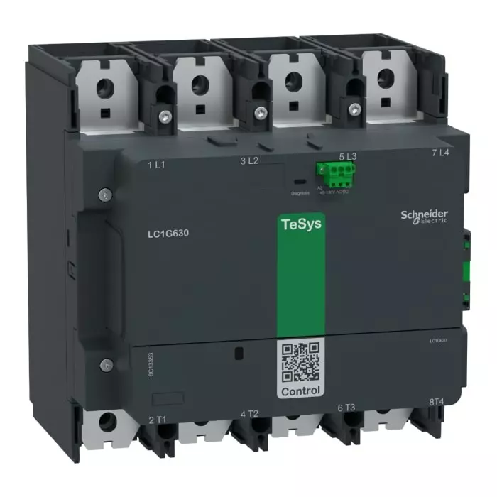 Schneider Electric LC1G TeSys F 4 Pole 1NO+1NC 1.05 kA Changeover Contactor, LC1G6304EHEN