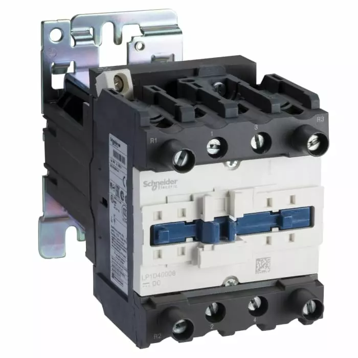 Schneider Electric LP1D Tesys D 4 Pole 1NO+1NC 60 A Changeover Contactor, LP1D40008GD