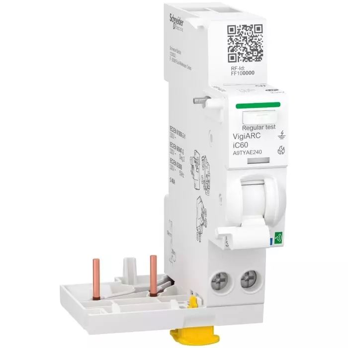 Schneider Electric Acti 9 iC60 AFDD 2 Pole 1NO+1NC 40 A Changeover Contactor, A9TYAE240