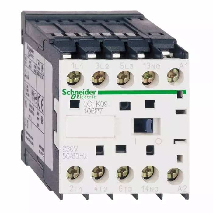 Schneider Electric LC1K TeSys K 3 Pole 1NO+1NC 6 A Changeover Contactor, LC1K06105Q7