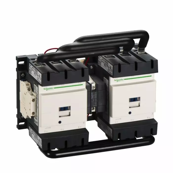 Schneider Electric LC2D Tesys D 3 Pole 1NO+1NC 115 A Reversing Contactor, LC2D115BD
