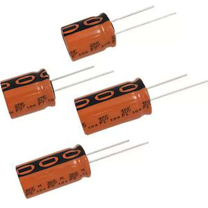 Vishay Double Layer Capacitor 23 mΩ Equivalent Series Resistance 3 V DC Voltage 12 mA Leakage Current, MAL223091007E3 (Pack of 2)
