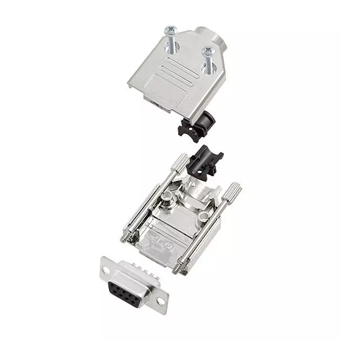AMPHENOL COMMUNICATIONS SOLUTIONS D SUB CONNECTOR, RCPT, 9POS, SOLDER, L17DTPK-M-09+L77SDE09S