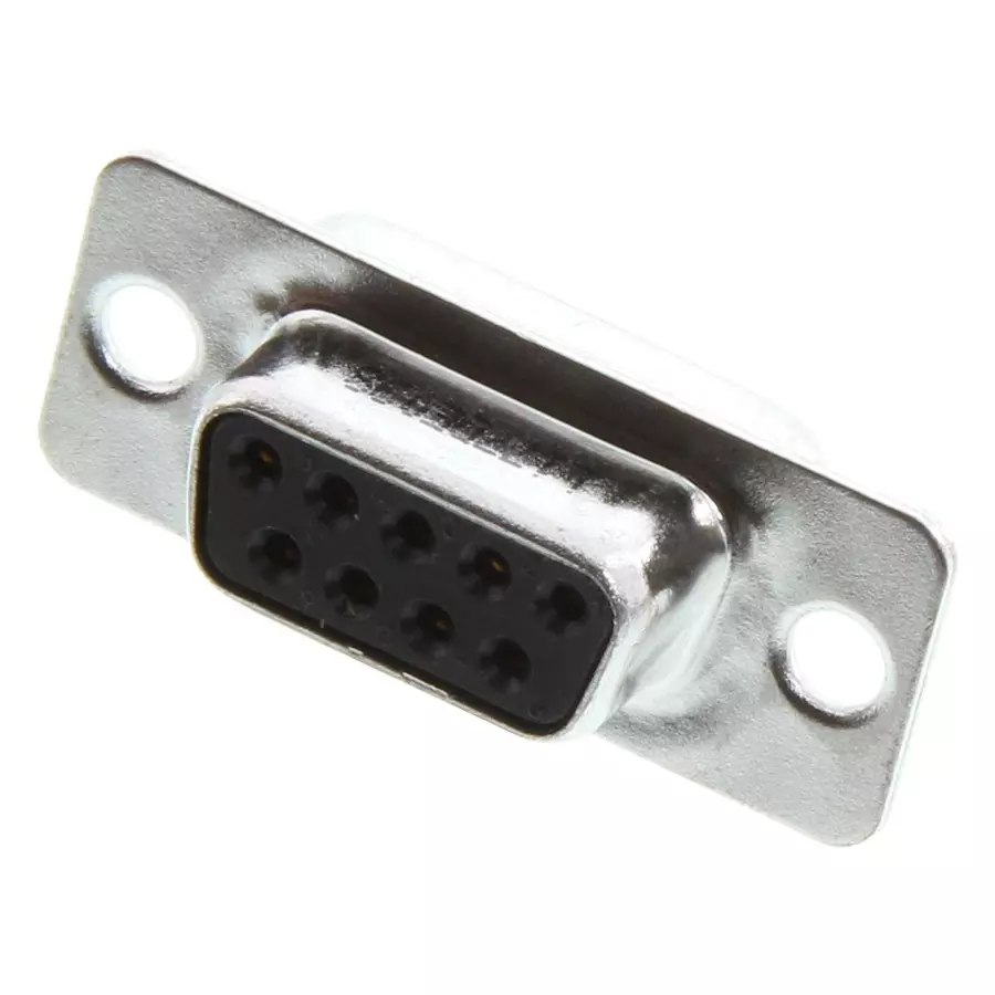 AMPHENOL COMMUNICATIONS SOLUTIONS D SUB CONN, RCPT, DE, 9POS, SOLDER CUP, L177DE09S