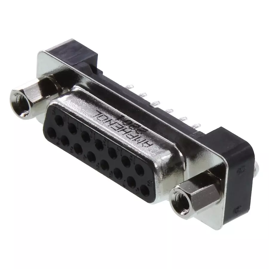 AMPHENOL COMMUNICATIONS SOLUTIONS D SUB CONN, RCPT, DA, 15POS, SOLDER, L177TSAH15SOL2RM8