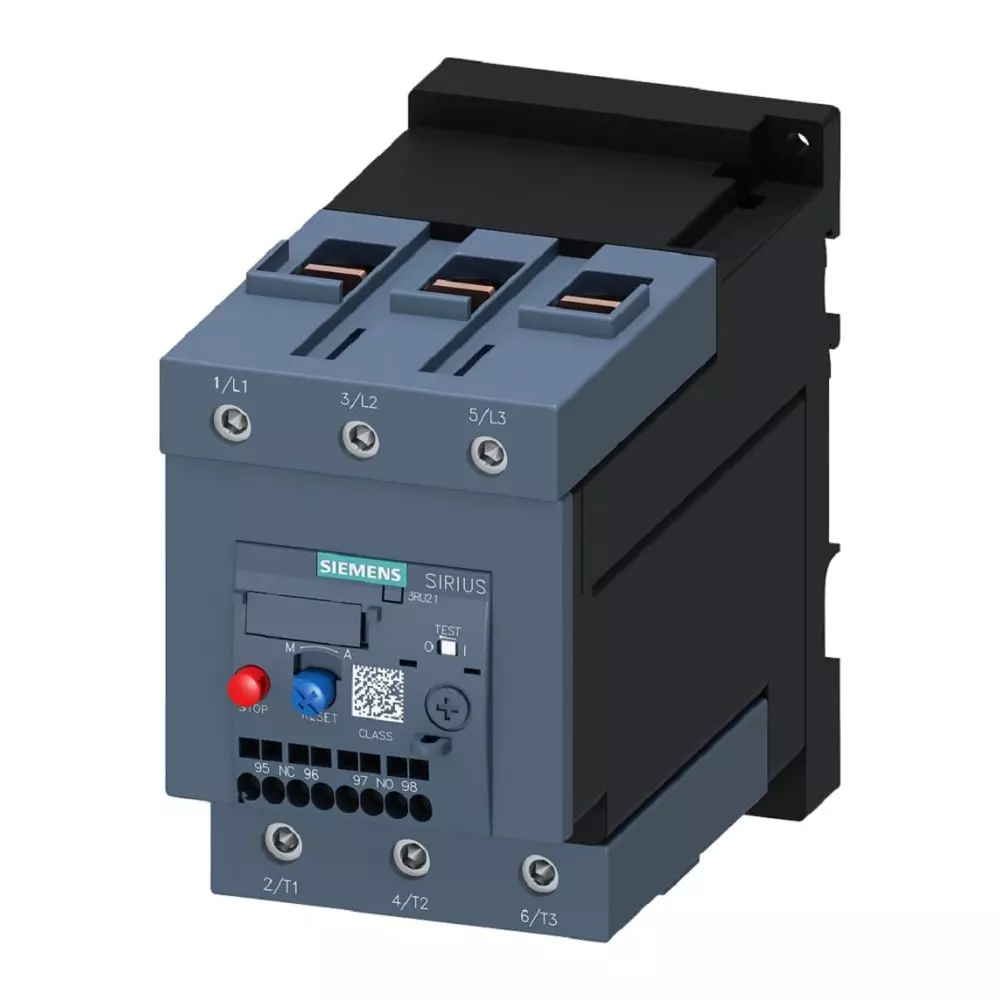 Siemens 3RB Overload Relay 1NC/1NO, 115 A F.L.C, 4 A Contact Rating, 90 kW, 3P, SIRIUS, 3RB30462XD0