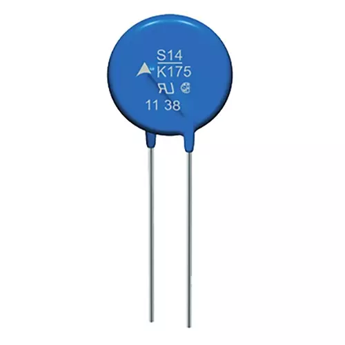 Epcos Metal Oxide Varistor Metal 430 V 6000 Amp Current 440 pF Capacitance 15.5 mm Length, B72214S2271K101 (Pack of 500)