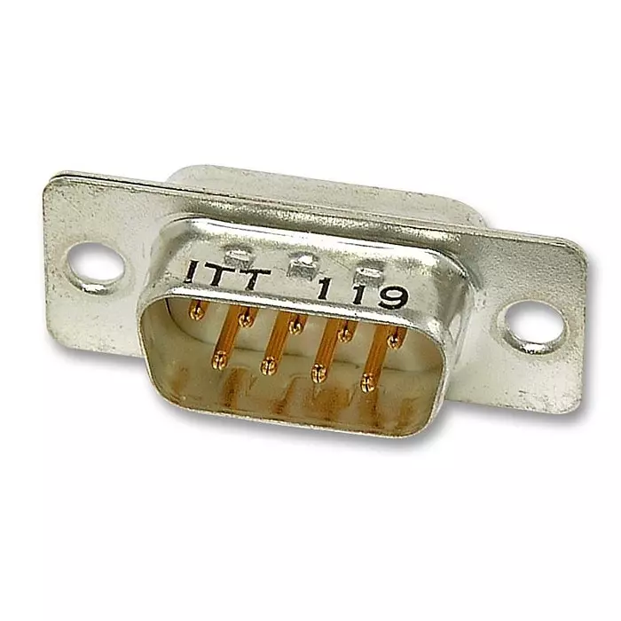 ITT CANNON D Sub Connectors PLUG, D, T&D, 15WAY, ZDA15P