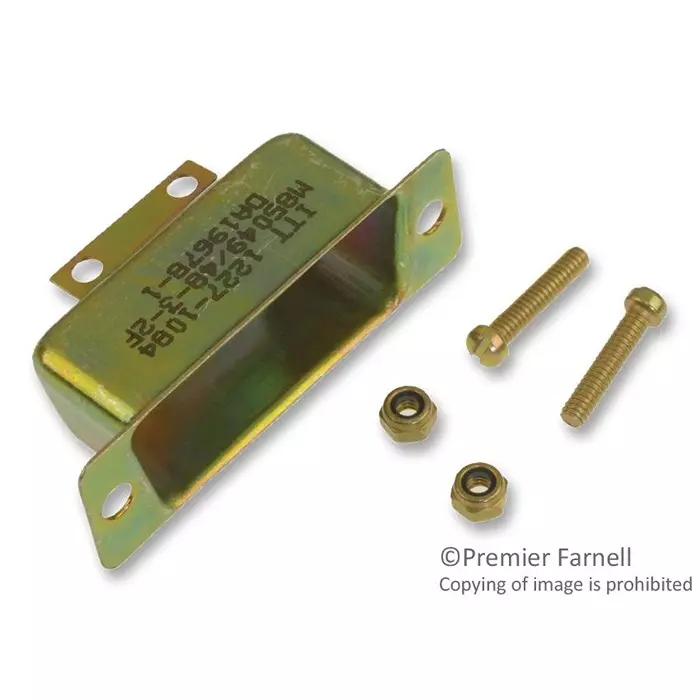ITT CANNON D Sub Backshells BACKSHELL, D SUB, DA, CARBON STEEL, DA19678-1