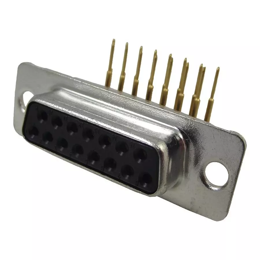 AMPHENOL COMMUNICATIONS SOLUTIONS CONNECTOR, D SUB, RCPT, 15POS, L77DFA15S1AON