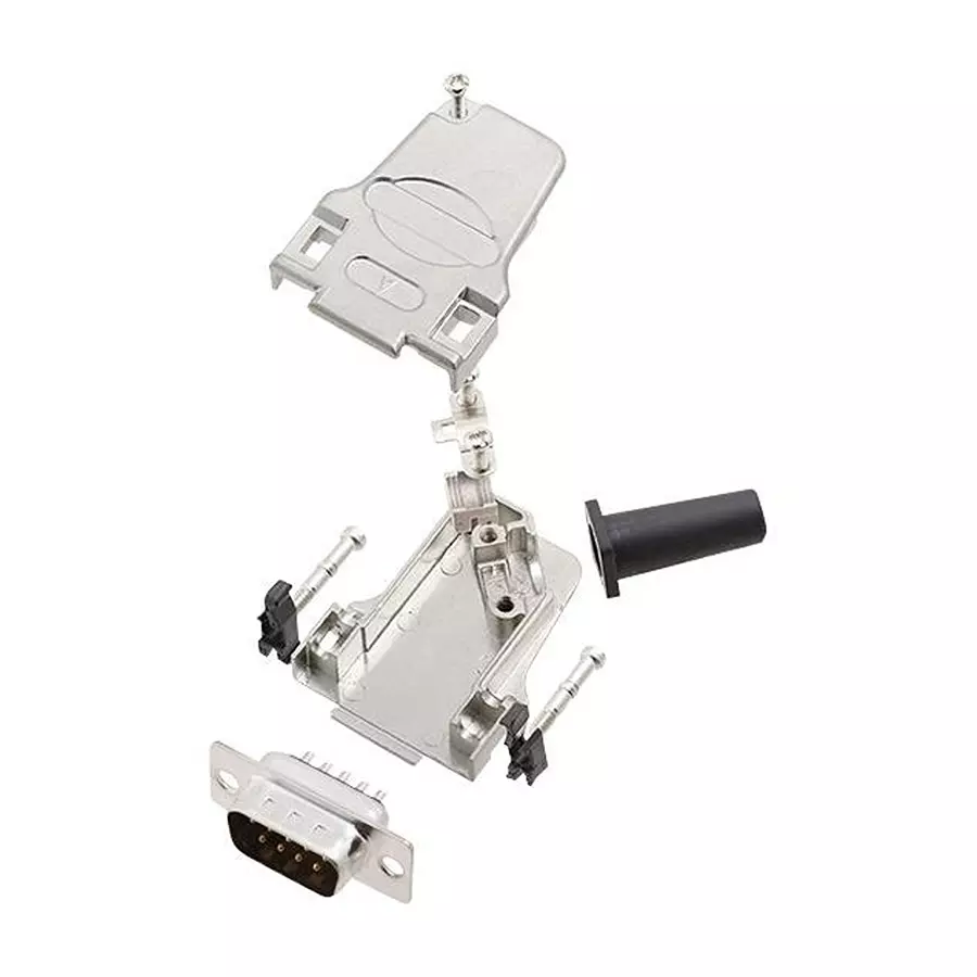 AMPHENOL COMMUNICATIONS SOLUTIONS D SUB CONNECTOR, PLUG, 9POS, SOLDER, L17D45ZF09-RG+L717SDE09P