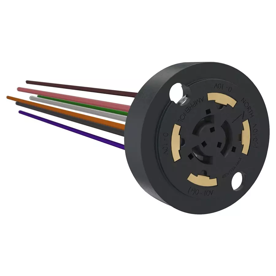 AMPHENOL COMMUNICATIONS SOLUTIONS FLA DIMMING CONN, RCPT, 14AWG, 12", FLA-4142-30
