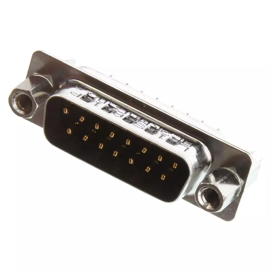 AMPHENOL COMMUNICATIONS SOLUTIONS D SUB CONN, PLUG, DA, 15POS, SOLDER, L717SDAH15POL2RM8C309