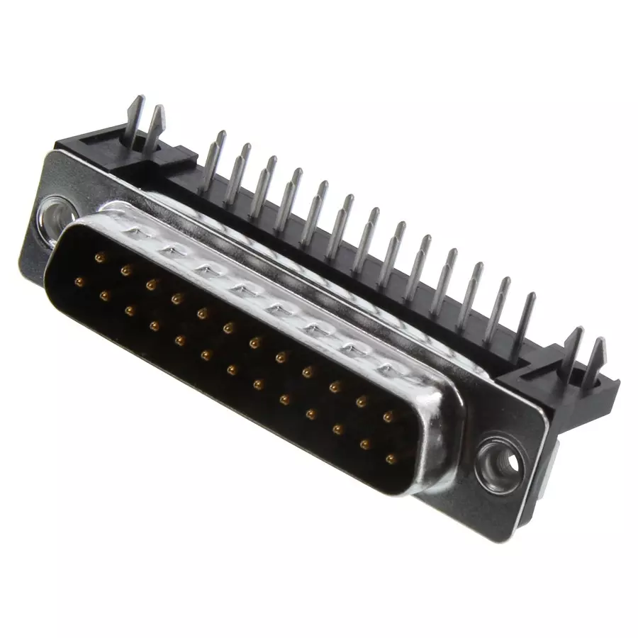 AMPHENOL COMMUNICATIONS SOLUTIONS D SUB CONN, PLUG, DB, 25POS, SOLDER, FCE17-B25PA-450