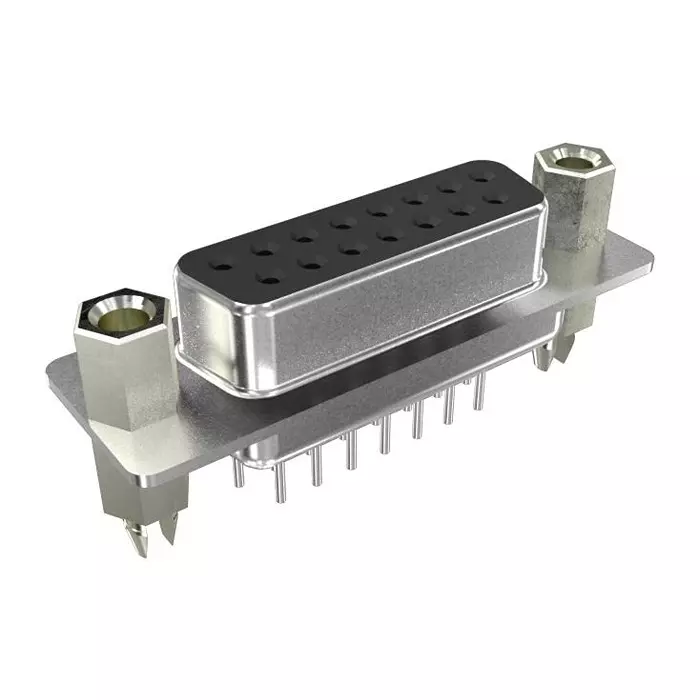AMPHENOL COMMUNICATIONS SOLUTIONS D SUB CONN, RCPT, 15POS, DA, SOLDER, NFD17A15SBFE1DA