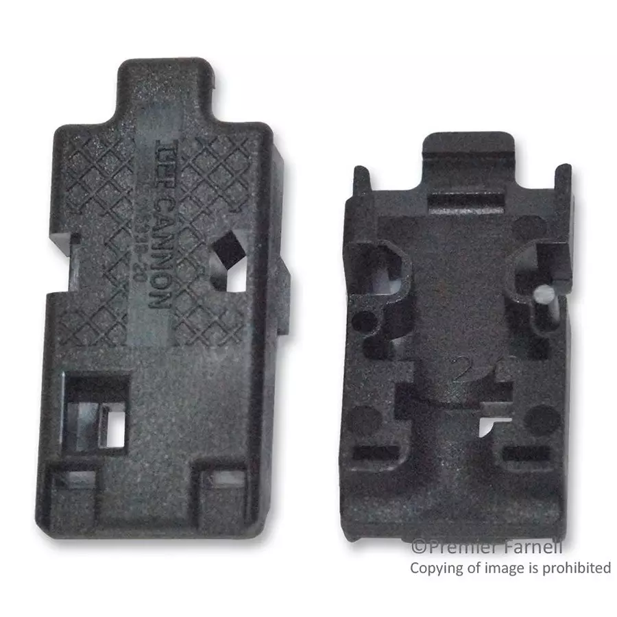 ITT CANNON D Sub Backshells BACKSHELL, D SUB, DE, THERMOPLASTIC, DE115339-20